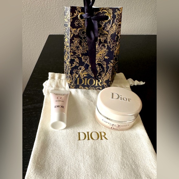 Dior Other - Dior Serum and cream with fabric and paper bag